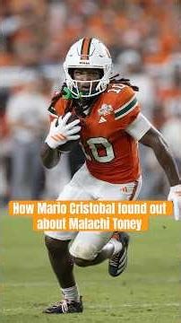 How could Mario Cristobal not want Malachi Toney when his nickname is ‘Baby Jesus’