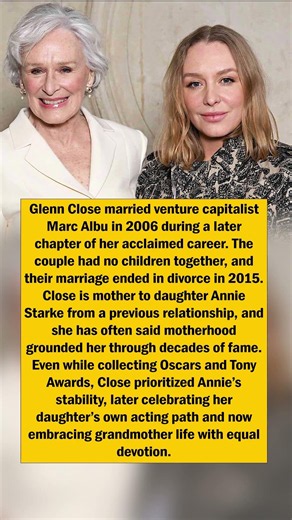 Glenn Close’s Family Beyond Fame