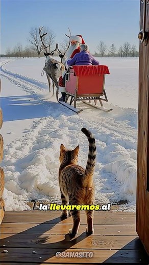 A kitten stopped Santa Claus… and the reason is deeply emotional! 🎅🐱😱