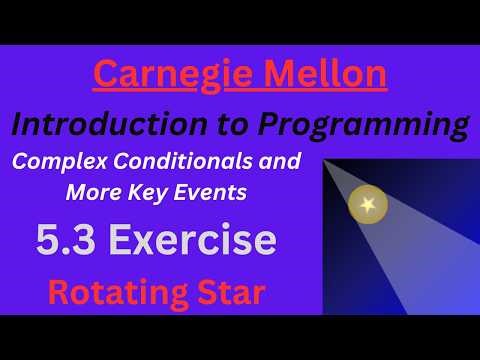 CM Intro to Programming Unit 5 Lesson 3 Rotating Star