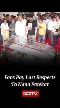 Nana Patekar Dies At 75 In Goa | Fans, Well-Wishers Pay Last Respects At GMC Morgue