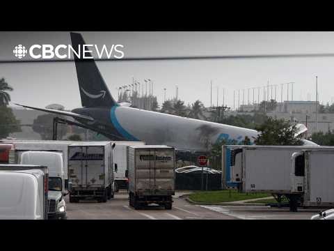 At least 5 dead after Amazon cargo plane barrels off Miami runway