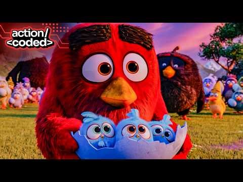 the angry birds movie (2016) - red risks it all in a massive explosion to save the last egg