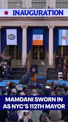 Zohran Mamdani is officially New York City's 112th mayor. Following an early-morning private swearing-in ceremony at the old City Hall subway station, U.S. Sen. Bernie Sanders administered the oath to Mamdani for a second time. | FOX 5 NY