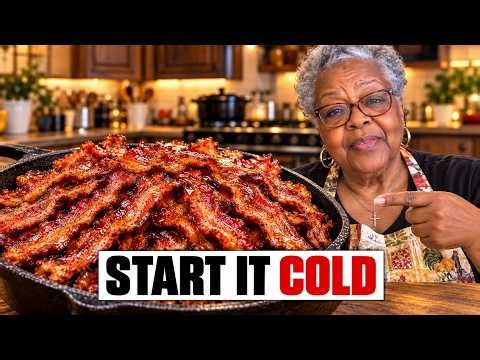 NEVER Start Your Bacon in a Hot Pan Again — Try This Old Soul Food Trick
