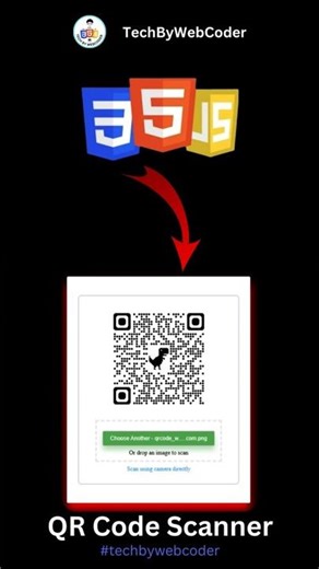 Day 21: How To Build a Modern Qr Code Scanner UI Using HTML, CSS & JavaScript (For Beginner)