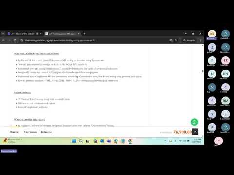 API Automation Testing Demo Video