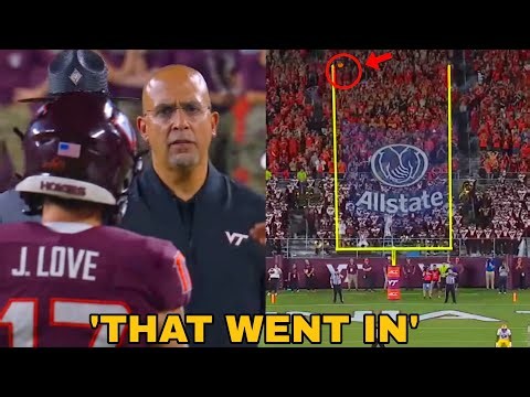 Virginia Tech Coach SLAMS Refs After Controversial Field Goal Vs Pittsburgh | ESPN College football