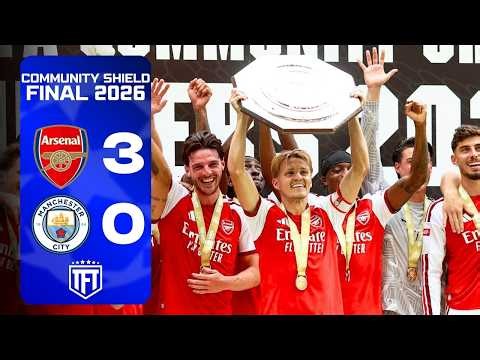 Arsenal DESTROY Man City! Arsenal 3-0 Man City Community Shield Final Highlights