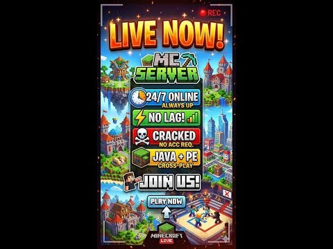 🔴 LIVE Minecraft Public SMP | Java + Bedrock | Free To Join 😱#live #smp #minecraft
