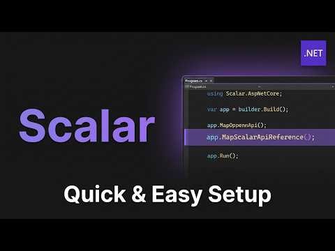 How to Set Up Scalar in Your .NET API Project (Quick Guide)