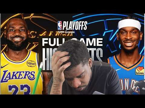 ITS OVER.. WE'RE DONE. #4 LAKERS at #1 THUNDER | FULL GAME 2 HIGHLIGHTS | May 7, 2026