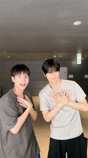 귀여워 귀여워 💘 #TXT #SOOBIN #TAEHYUN