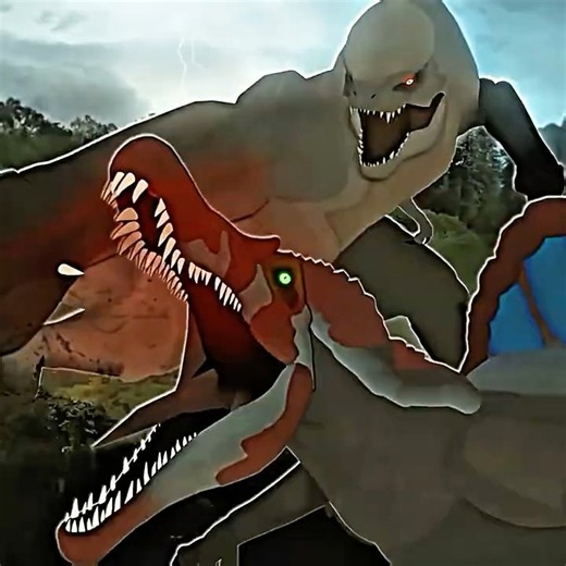 What if D-Rex met the Big 4? 🔥🦖 #trex #rexy #spinosaurus #dinosaur #jurassicworld #fyp #shorts