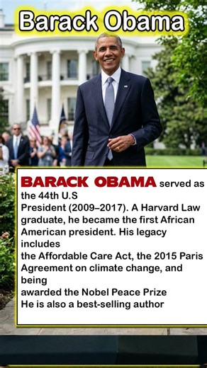 Barack Obama Success Story | Inspiring Life of the 44th US President 🇺🇸 | Motivation