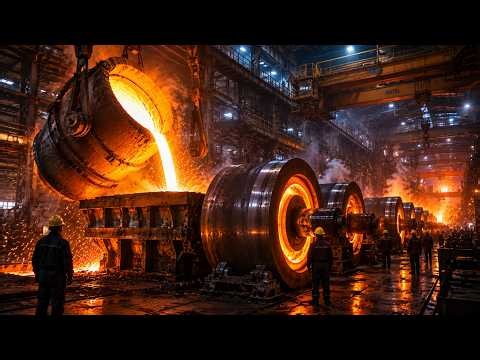 Modern Heavy Industry in Action | From Molten Metal to Precision Engineering