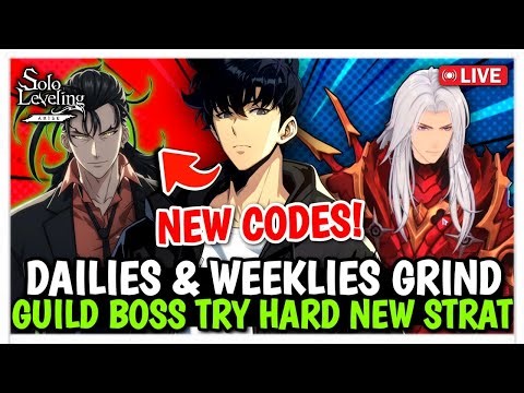 NEW CODES! WEEKLY RESET TOMORROW! NEW GB STARTEGY TRY HARD - Solo Leveling: Arise