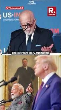 USISPF Advisor Highlights Trump-Modi Friendship at Washington Summit