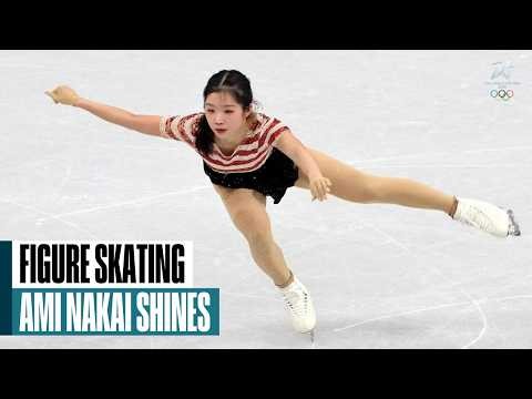 Ami Nakai shines, takes lead after short program