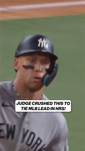 Home run #12 for The Captain 👨‍⚖️ #allrise #aaronjudge #yankees #homerun