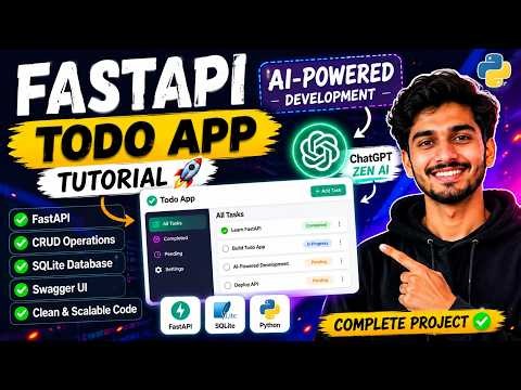 FastAPI Todo App Tutorial 🚀 | AI-Powered Development with ChatGPT Zen AI