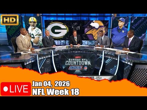 ESPN Sunday NFL Countdown LIVE HD 01/04/2026 | Rex Ryan, Randy Moss & Adam Schefter on NFL Week 18