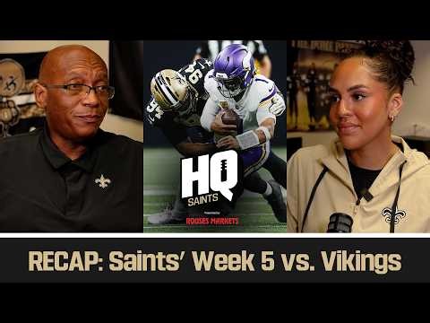 Saints vs. Vikings Week 5 Recap, Look Ahead to Week 6 at Giants | Saints HQ