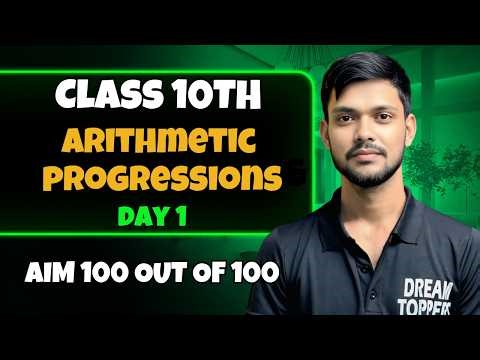 Class 10 maths Arithmetic Progressions l Chapter 5 l Ncert l 10th maths Arithmetic progressions Day1