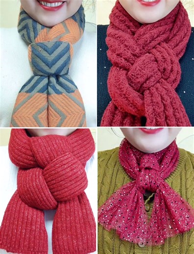 Different ways to wear a scarf 🧣 | Art & Craft