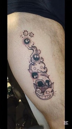 Studio Ghibli Totem Tattoos