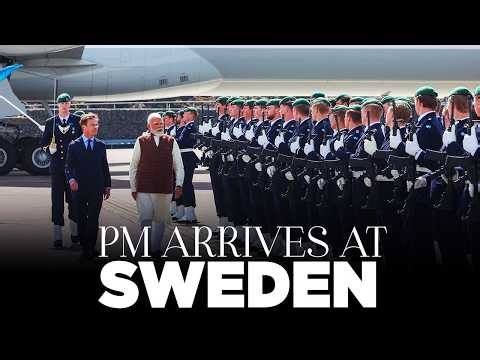 LIVE: PM Modi arrives in Sweden