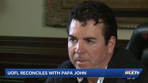 UofL reconciles with Papa Johns founder John Schnatter