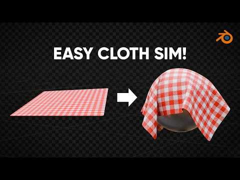 Blender Cloth Simulation Tutorial for Beginners (Realistic Fabric Physics)