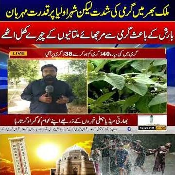 Rain Brings Relief in Multan as Temperature Drops After Heatwave | News Update | Rohi