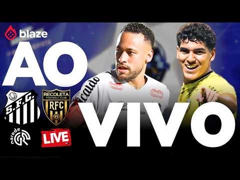 SANTOS X DEPORTIVO RECOLETA AO VIVO 🔴 HOJE | JOGO AO VIVO AGORA | COPA SUL-AMERICANA 2026 COM NEYMAR