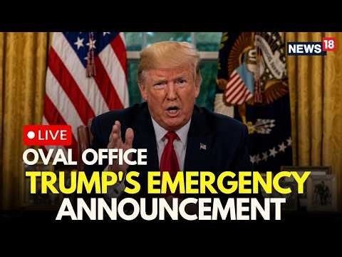 Trump LIVE: Trump Makes a Big Iran Announcement From Oval Office Leaves Iran In Panic | Hormuz War