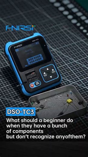 FNIRSI DSO-TC3 Transistor Tester | Component Tester for Beginners – Identify Any Part in Seconds
