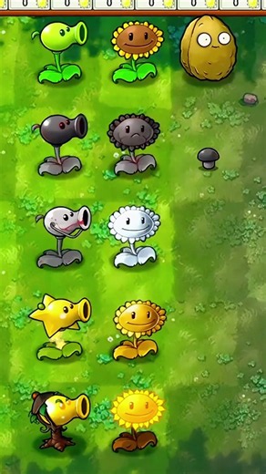 🫛Peashooter🫛 vs 🌻Sunflower🌻 vs 🥜Wallnut🥜 #pvz #plantsvszombies