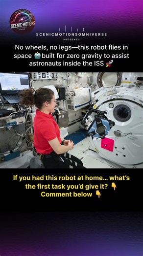 Christina Koch Tests a Flying Robot Inside the ISS 😳🤖🚀