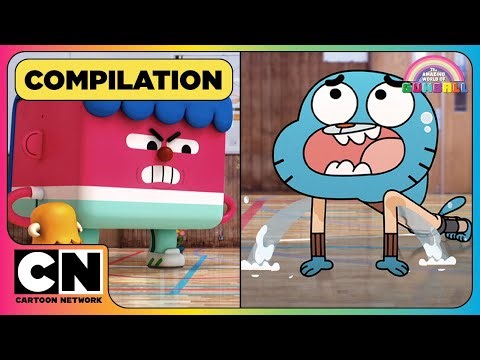 💥 Exercising With Gumball! 🏃‍♂️💦🏊‍♀️🏋🏽 | Sweaty Exercise Episodes | The Amazing World of Gumball