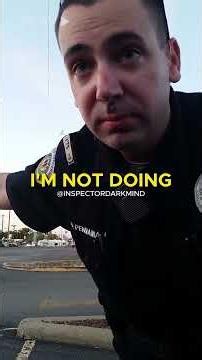 Cop Says “You Have To”—Citizen Says “No, I Don’t”