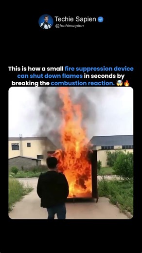 This Device Extinguishes Fire in Seconds 🤯🔥