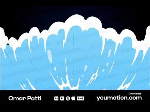 Cartoon Explosion Transition – 2D Blast Impact FX