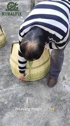 Tighter! 😬 The Art of the Perfect Knot! 🧺#basket #handmade #weaving #relaxing
