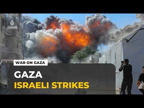 Israel launches wave of strikes on Gaza : One killed, mosque destroyed in latest attacks