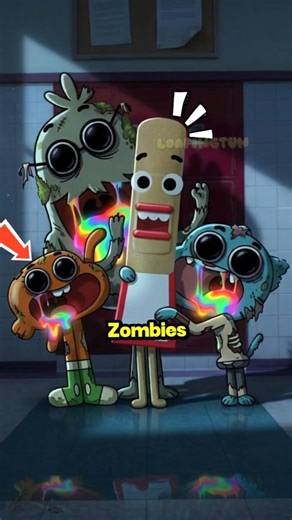 Zombie apocalypse in Gumball