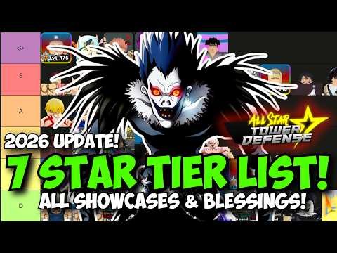 NEW 7 Star TIER LIST! All Units SHOWCASED, BLESSINGS & RANKED in OG ASTD!