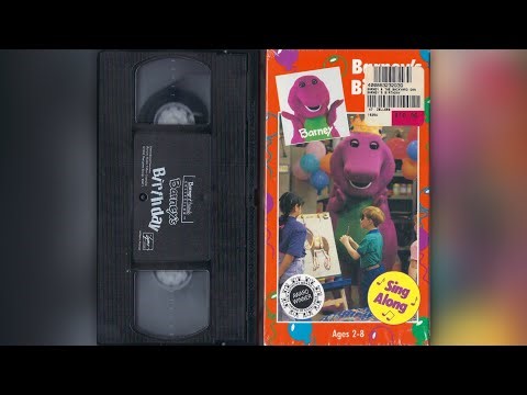 Barney's Birthday [1992] - 1993 VHS Release (Canadian Relese, Black VHS)