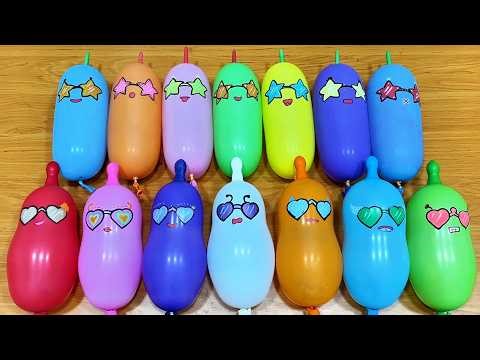 Glossy Slime Mixing LIVE With Balloons, Beads & Piping Swirls #200