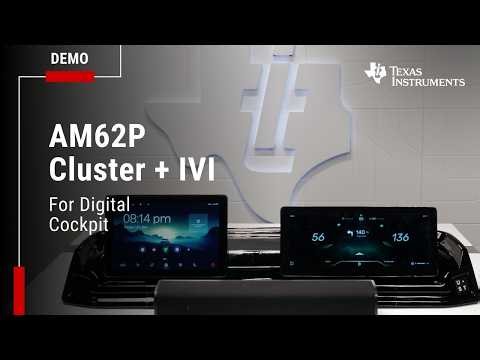 TI AM62P Demo with UST: Cluster, IVI & Android Auto